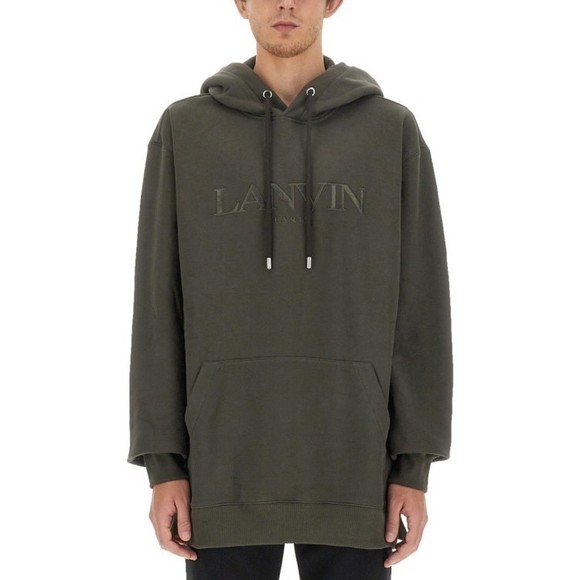 Lanvin Relaxed Fit Oversized Sweatshirt With Embossed Logo - NWT